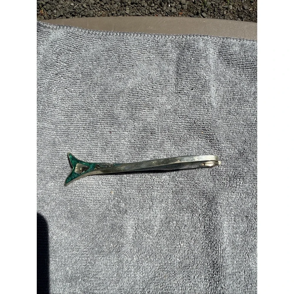 Vintage Alpaca Silver Abalone Mother of Pearl Fish Bottle Opener Barware